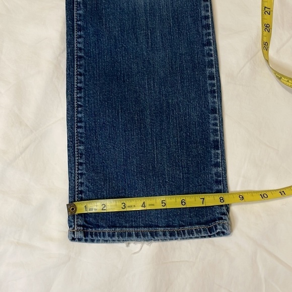 EDDIE BAUER 6 Medium Wash Curvy Barely Boot Denim Jeans Retro Casual Everyday - Picture 9 of 11